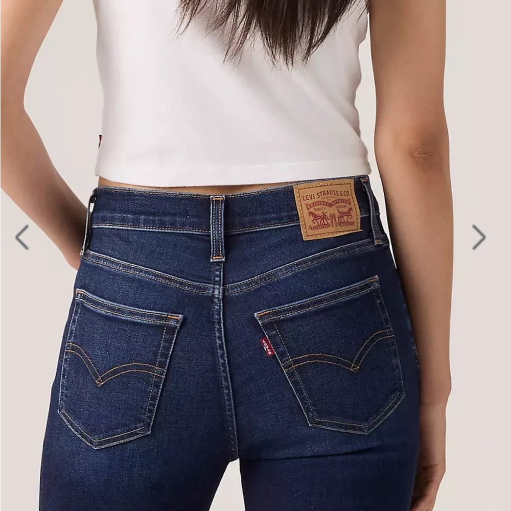 Levi's Women's Dark Blue High Rise Jeans